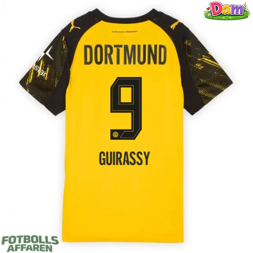 Borussia Dortmund Serhou Guirassy #9 Hemmatröja Kvinnor 2025-26 Kortärmad